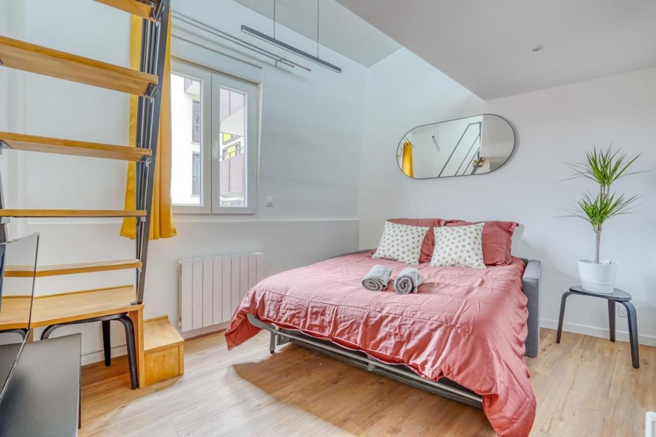 Studio Mezzanine 3-4 Pers Tout Equipe Wifi Apartment มงเทรย ภายนอก รูปภาพ