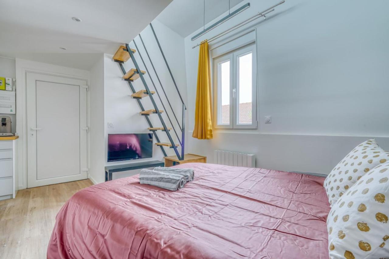 Studio Mezzanine 3-4 Pers Tout Equipe Wifi Apartment มงเทรย ภายนอก รูปภาพ